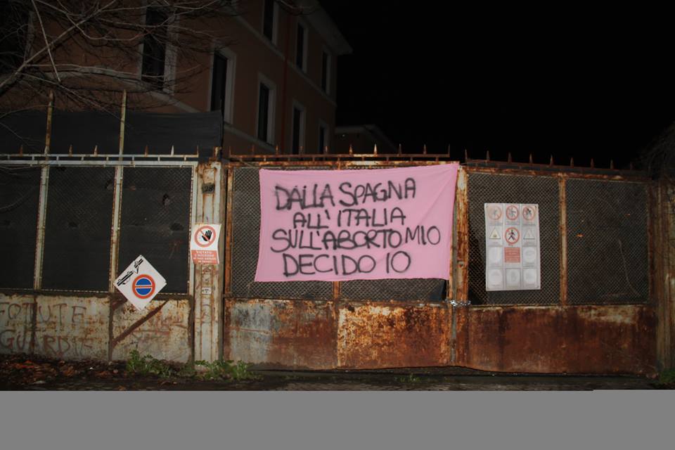 8 febbraio 2014: Dalla Spagna all'Italia: sull'aborto mio decido io!