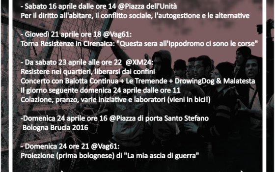 Verso e oltre il 25 aprile...