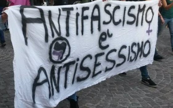 Con Kobane nel cuore: antisessimo militante contro ogni fascismo. 25 aprile 2015 corteo antifascista a Bologna