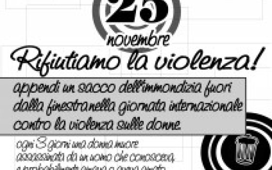 RIFIUTIAMO LA VIOLENZA SULLE DONNE!