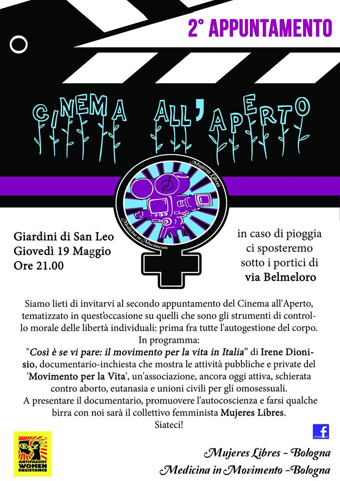 Volantino Cineforum Medicina in Movimento